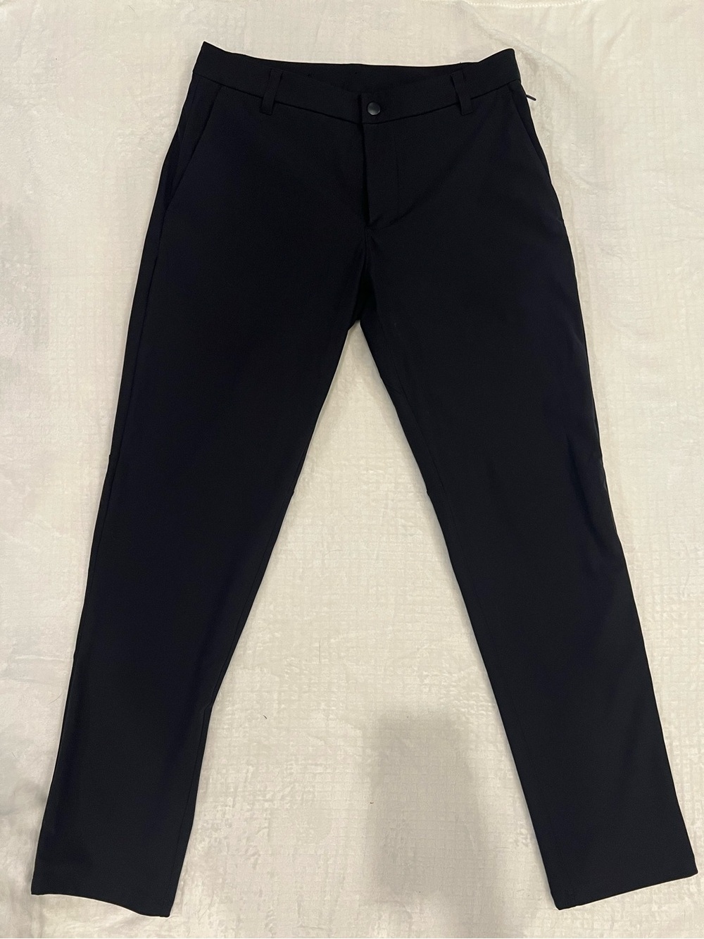 lululemon athletica Men's Black Slim Dress Pants